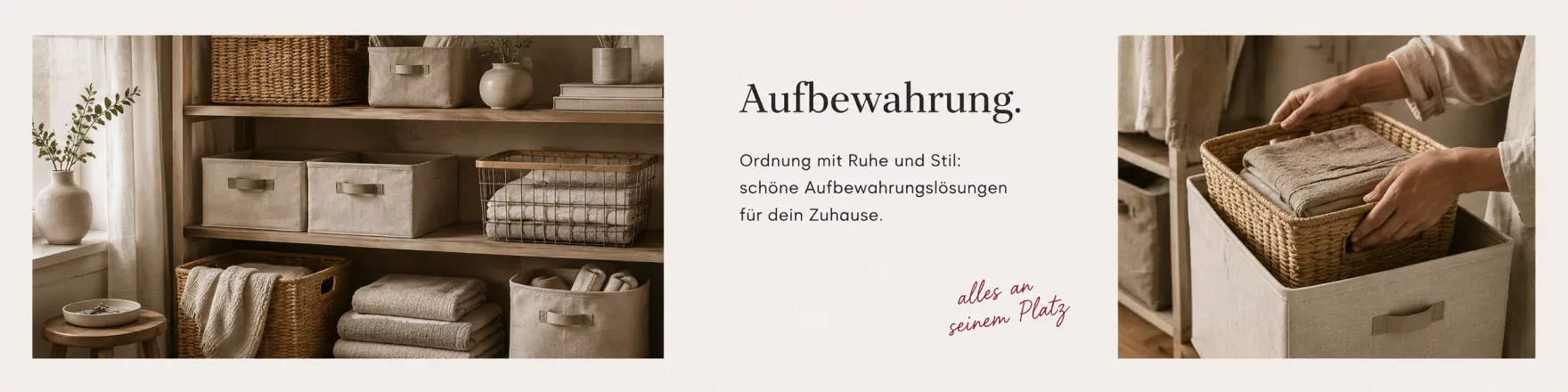 Aufbewahrung