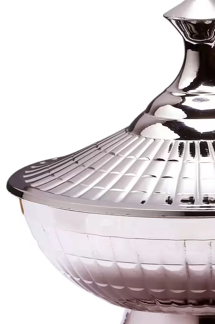 Marrakesch Orient und Mediterran Interior Zuckerdose Anwar Silber 12cm