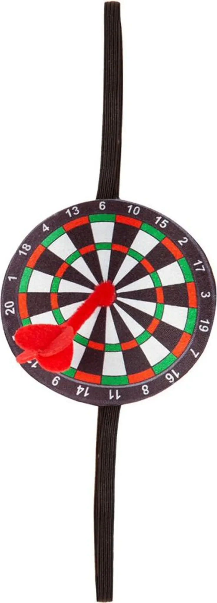 Augenklappe mit Dartscheiben-Motiv