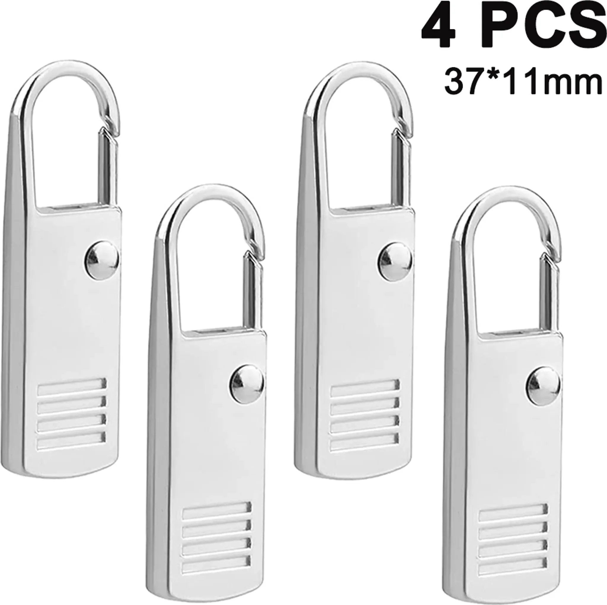 Reißverschluss Schieber Pull Tabs – 4er-Set