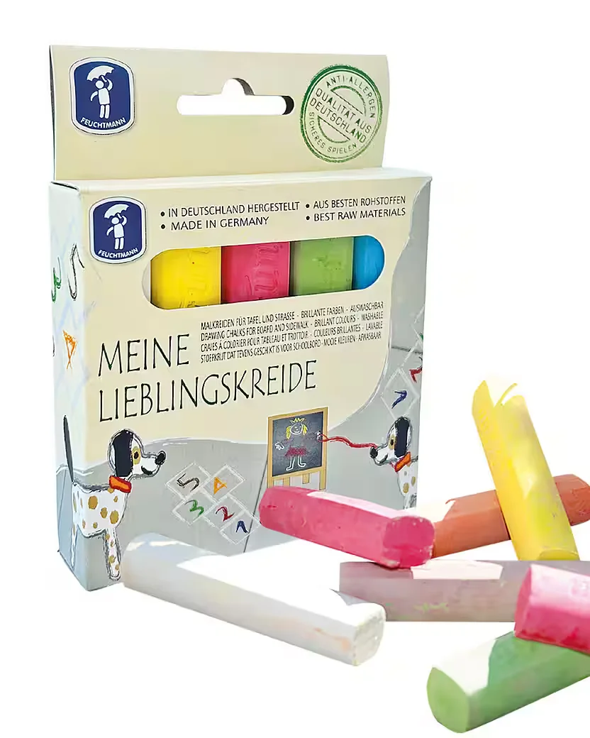 FEUCHTMANN Meine Lieblingskreide Basic Mini Malkreide für Kinder