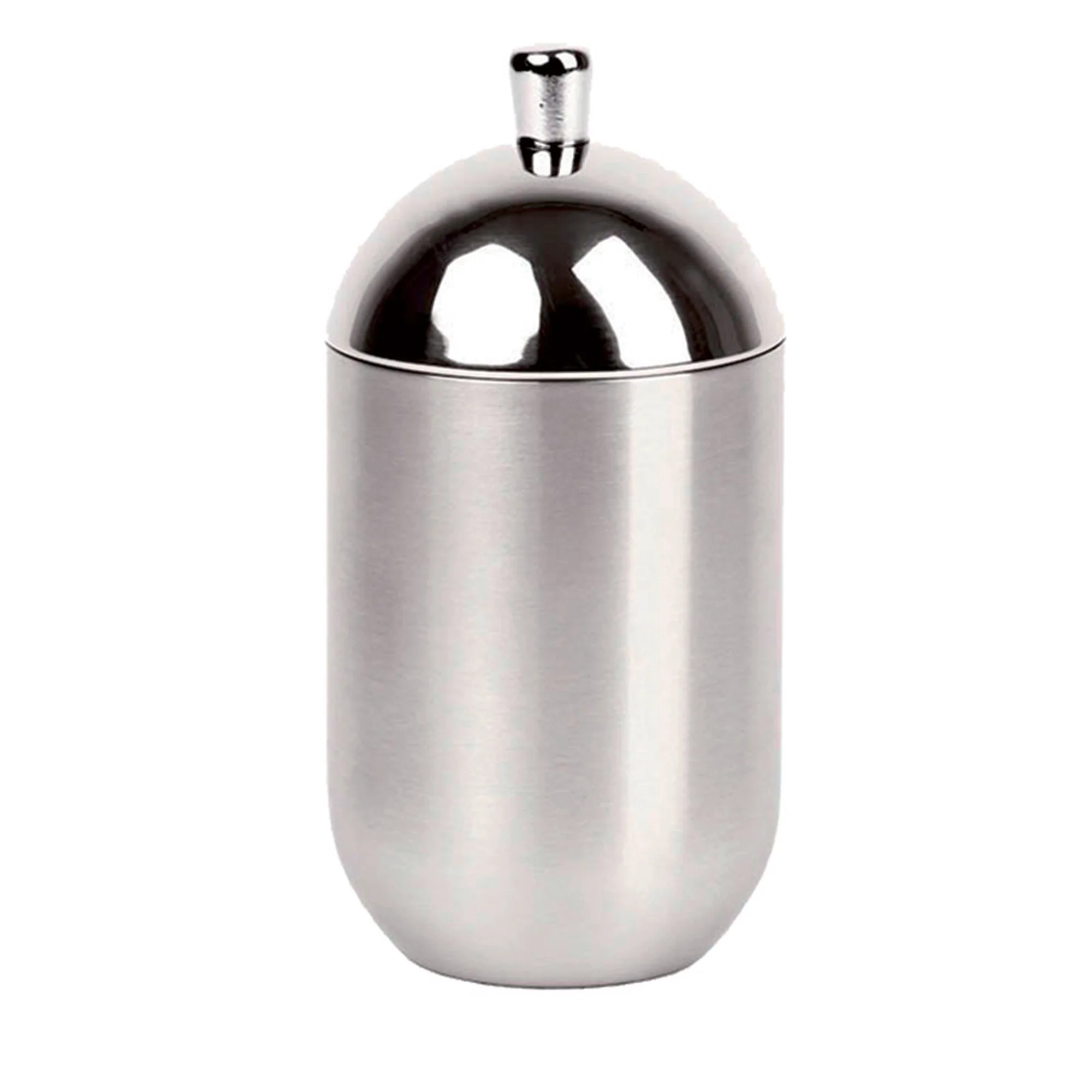 Badorganizer Round Steel – Kosmetikdose mit Deckel