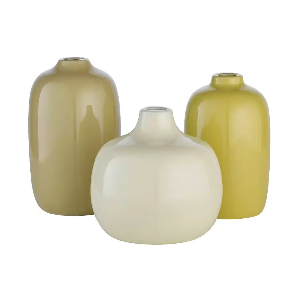 Blomus CEOLA Dekovasen 3er Set aus Keramik modern