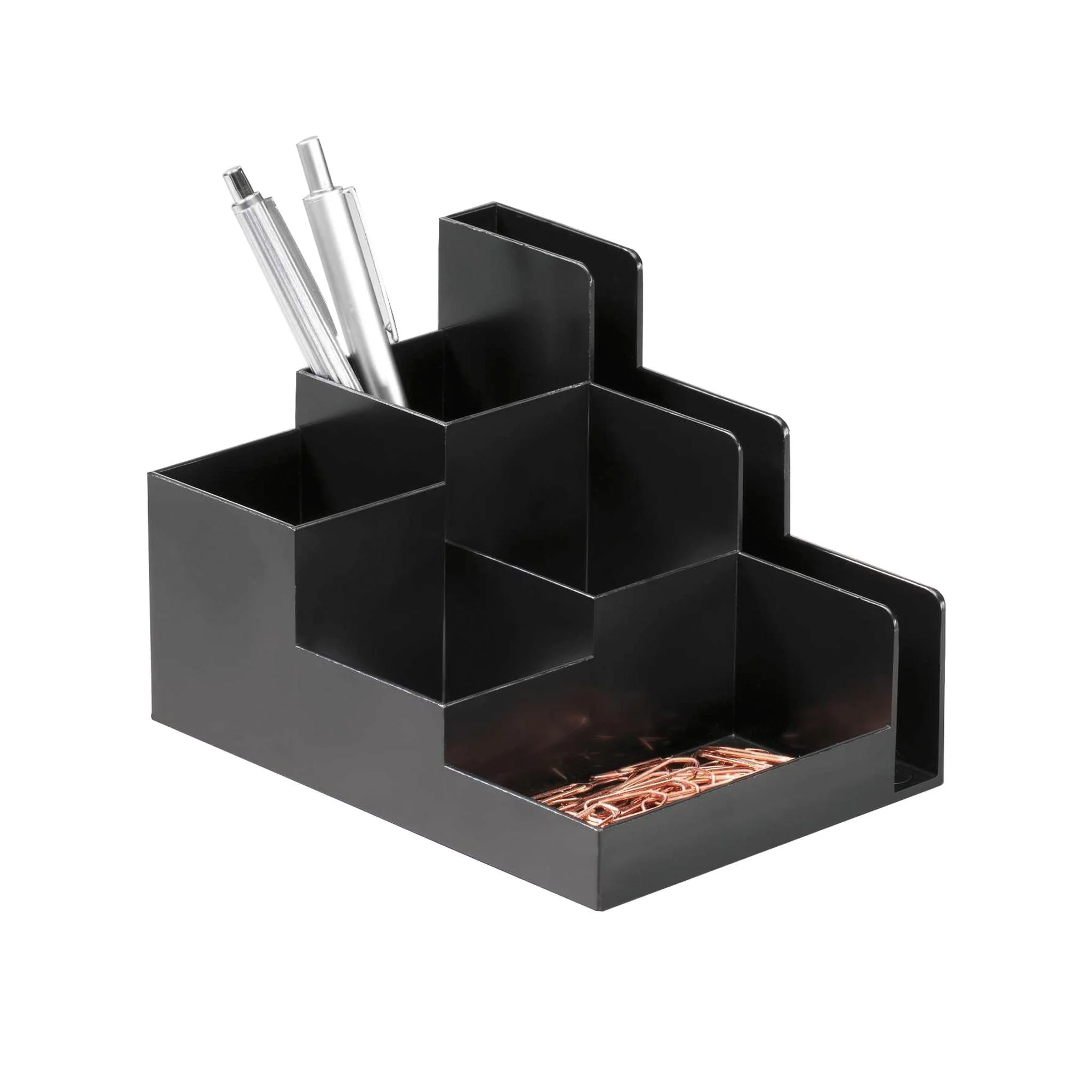 Schreibtischorganizer OPTIMO – 6 Fächer, Anthrazit