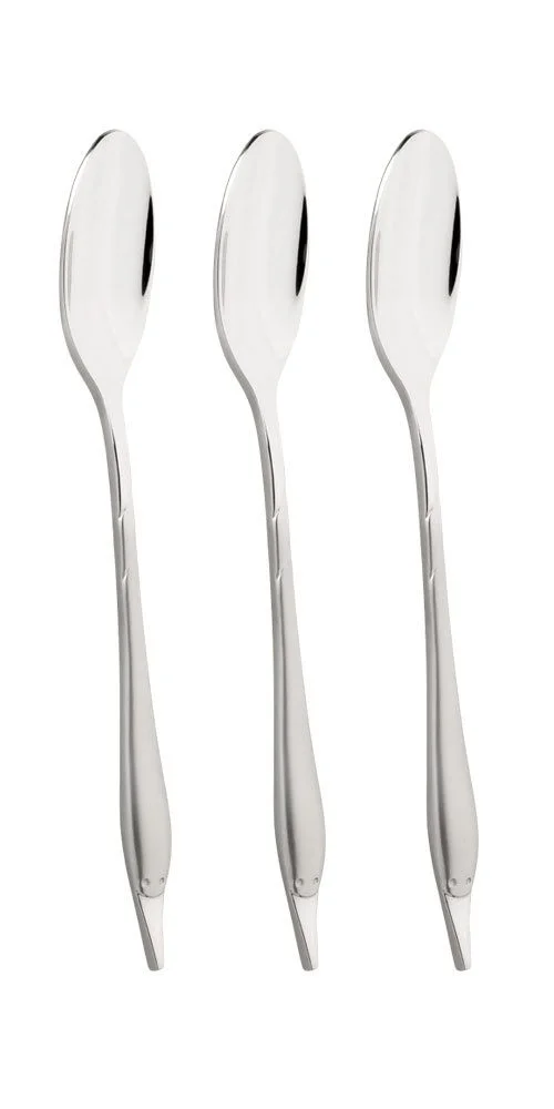 Fingerfood-Löffel Mini – 3er-Set, satiniert