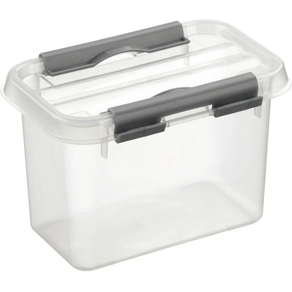 Aufbewahrungsbox Q-LINE – 0,8 L, transparent