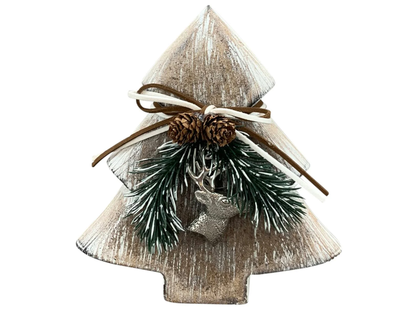 Dekofigur Baum – Design „Dost“, Weiß